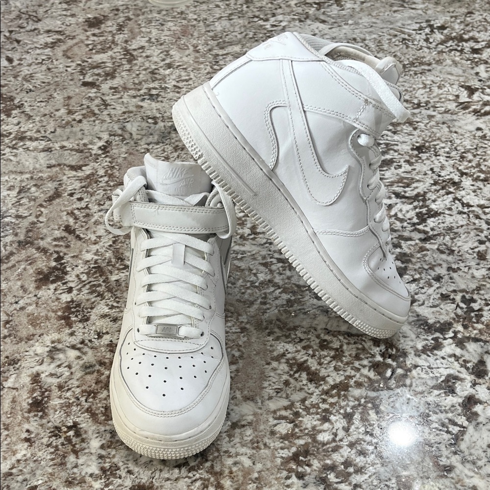Nike Air Force 1 Classic White Sneakers | Size 7Y | Iconic AF1
